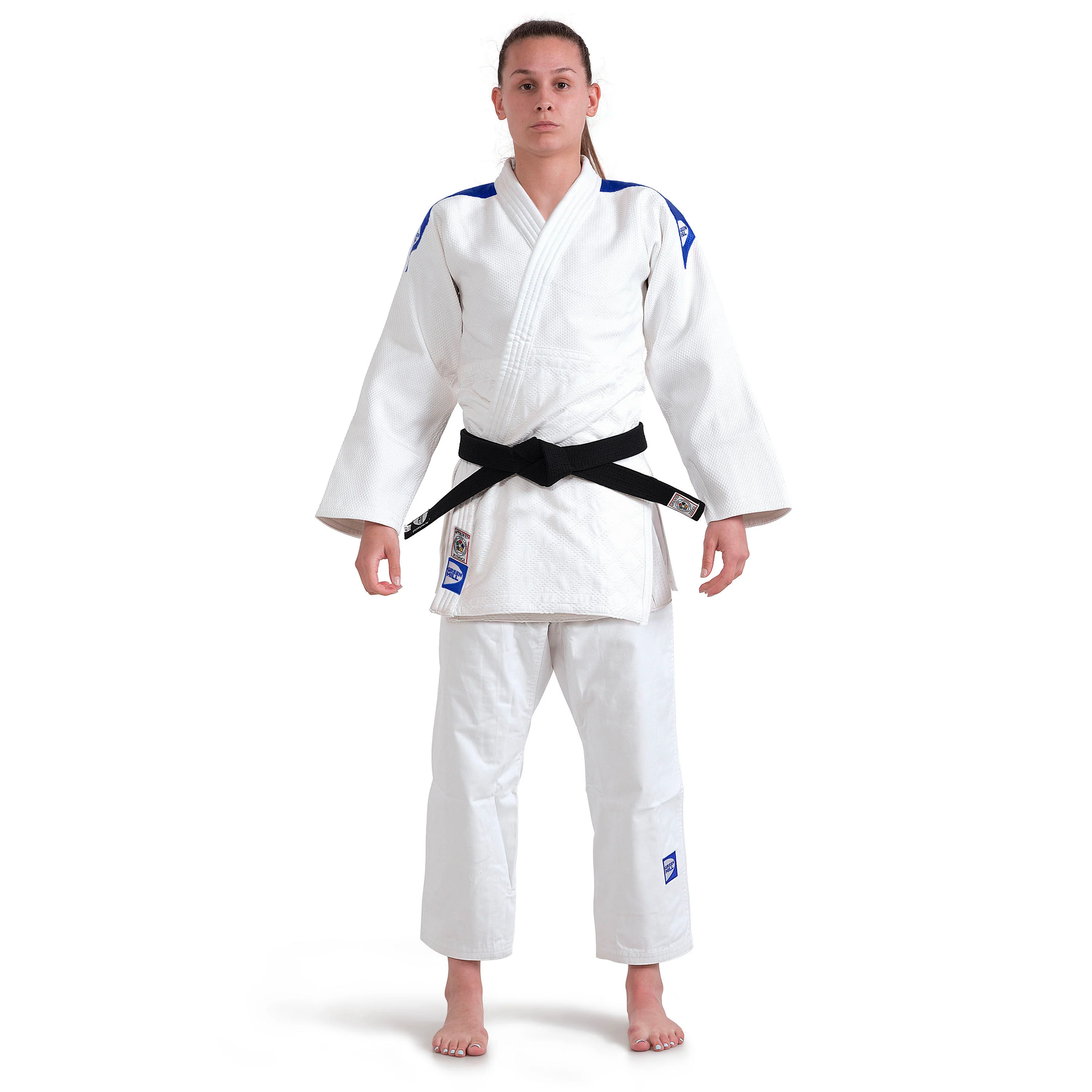 Judogi Professional IJF 750g/m2 Bianco con Banda Rules 2028 - Image 15