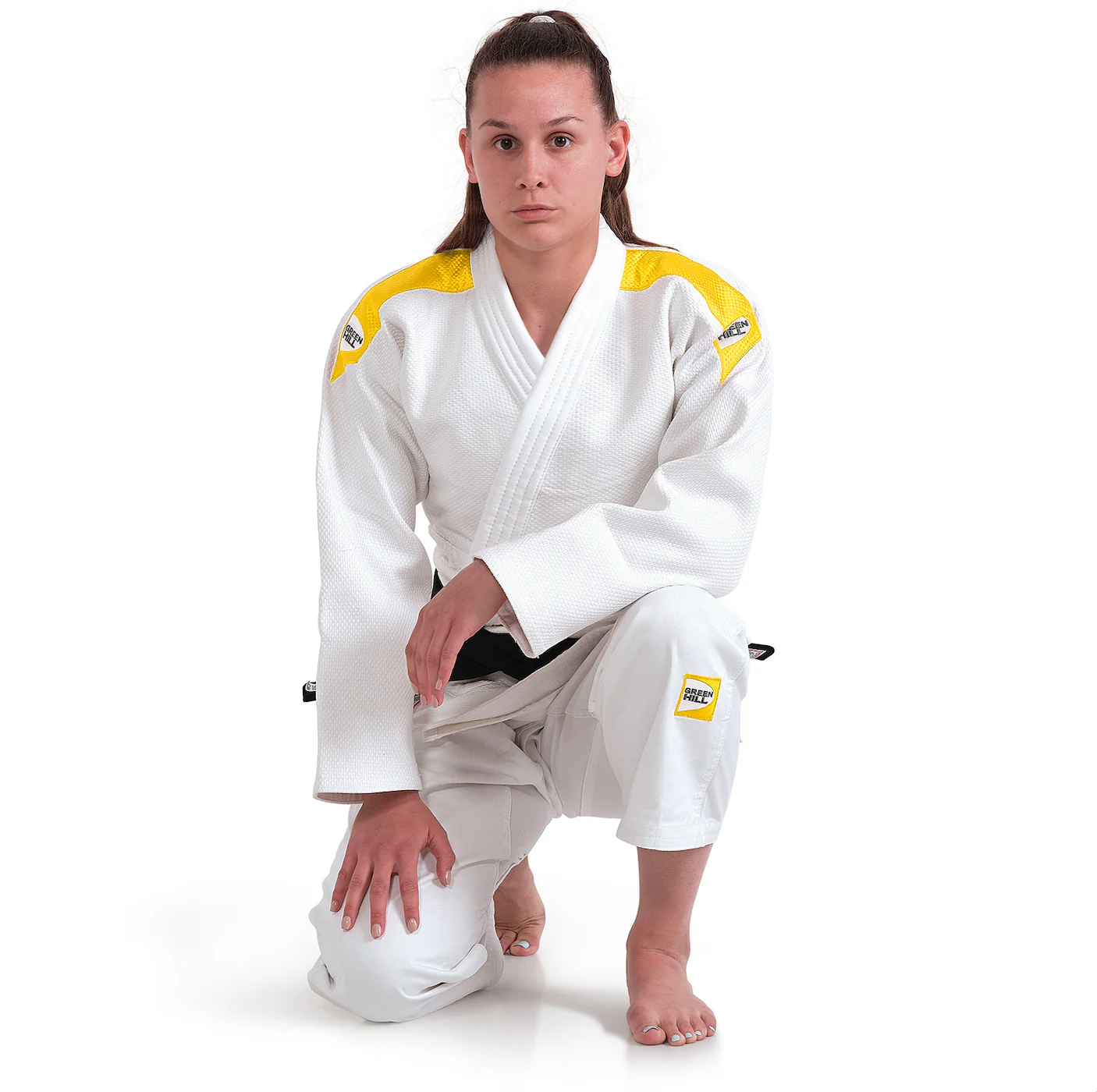 Judogi Professional IJF 750g/m2 Bianco con Banda Rules 2028 - Image 7