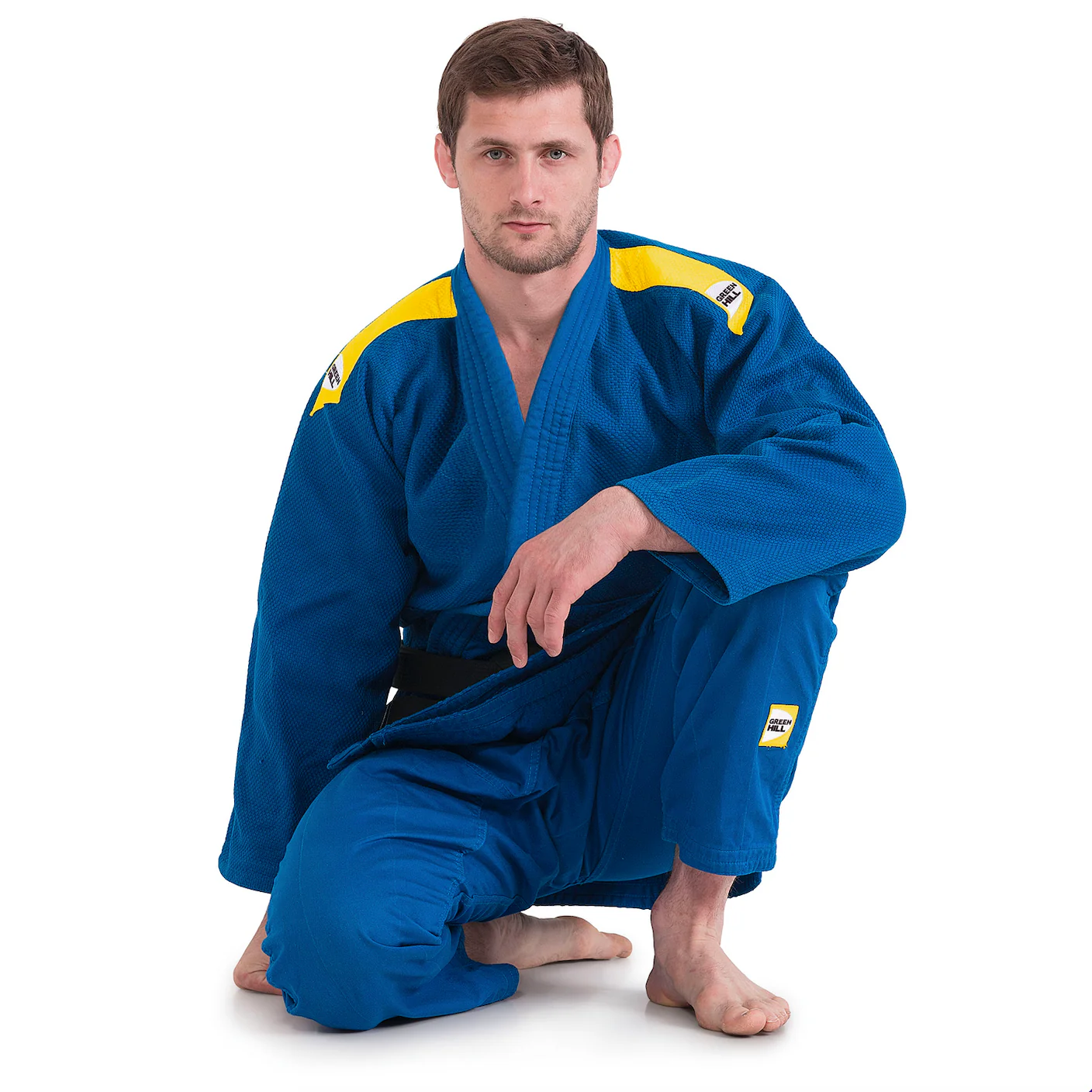 Judogi Professional IJF 750g/m2 Blu con Banda Rules 2028 - Image 4